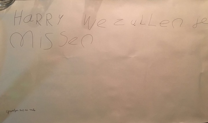 Een lieve groet van Roos en Mike Haarman. Dat raakte me.jpeg
