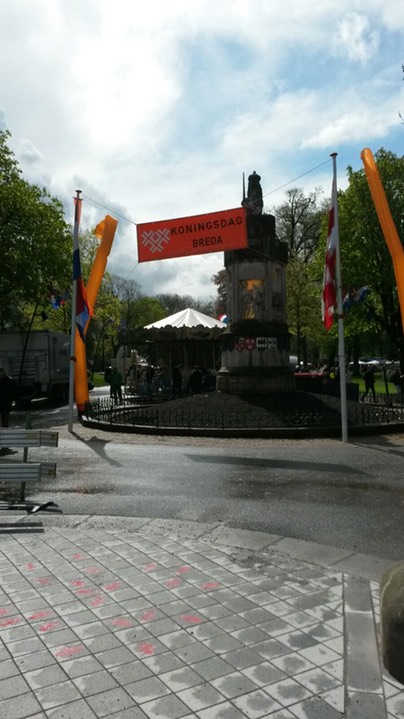 Het vroegere slotpark in Breda