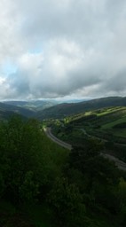 Prachtige vergezichten  vanaf Cebreiro