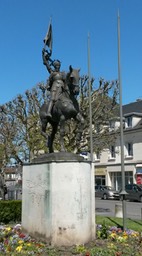 Standbeeld Jeanne d'Arc in Compiegne